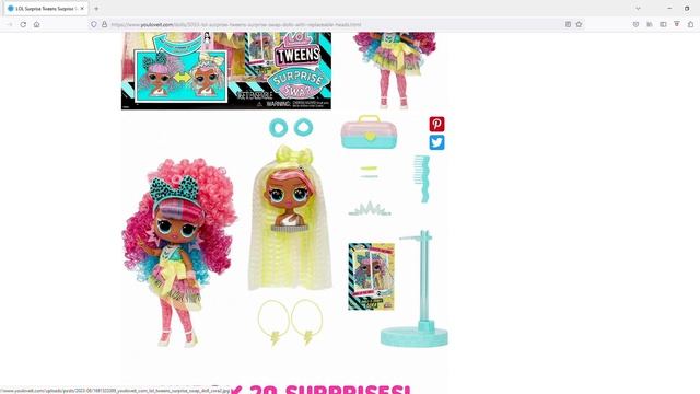New 2023 LOL Surprise Tweens Surprise Swap Fashion Dolls With Replaceable Heads Chat #lolsurprise