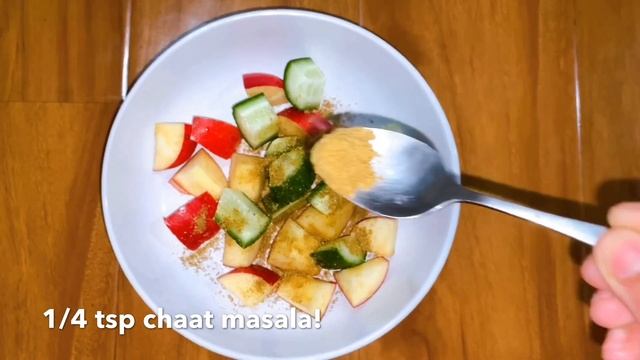 Apple Chaat || Tasty Apple Salad || Chaat Recipe || Healthy & Quick Salad || Easy Snack смотреть онлайн