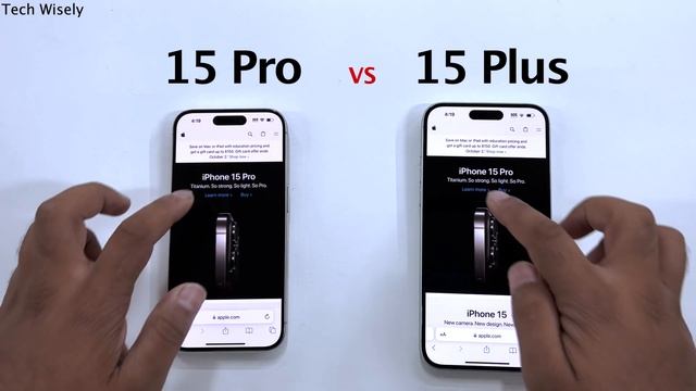iPhone 15 Pro vs 15 Plus - Speed Performance Test смотреть онлайн