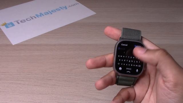 How To Use Swipe Keyboard On Apple Watch Ultra! смотреть онлайн