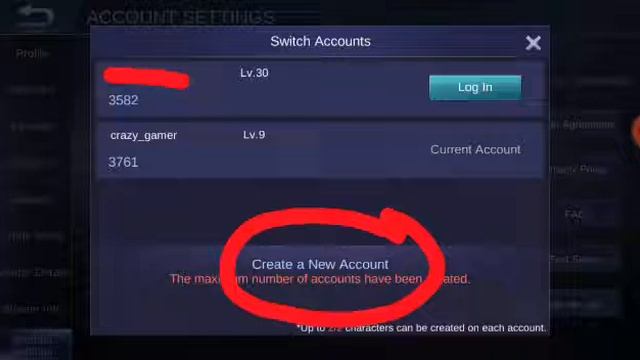 how to create new account in mobile legends смотреть онлайн