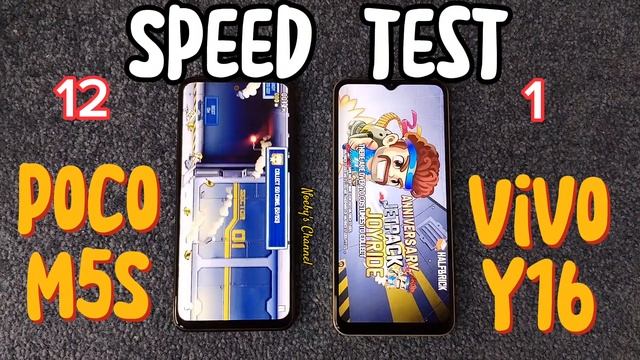 POCO M5S vs VIVO Y16 | Speed Test смотреть онлайн