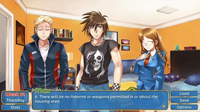 ROOMMATES VISUAL NOVEL (iOS) GAMEPLAY