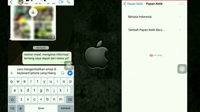 Cara Mengembalikan Emoji di Keyboard iPhone смотреть онлайн