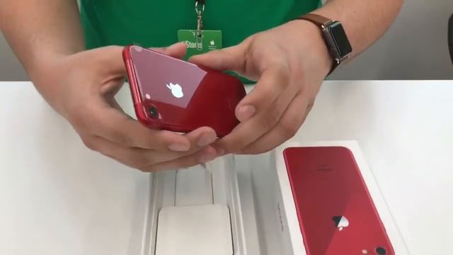 Apple iPhone 8 Product (RED) unboxing смотреть онлайн