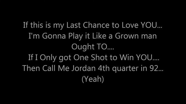 GINUWINE - LAST CHANCE **(LYRICS)** смотреть онлайн