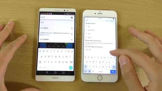 Huawei Mate 8 VS Apple iPhone 6S Plus Speed & Camera Test! смотреть онлайн