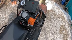 Установка двигателя Lifan 29 л.с. на снегоход "Буран" Реально поехал!!