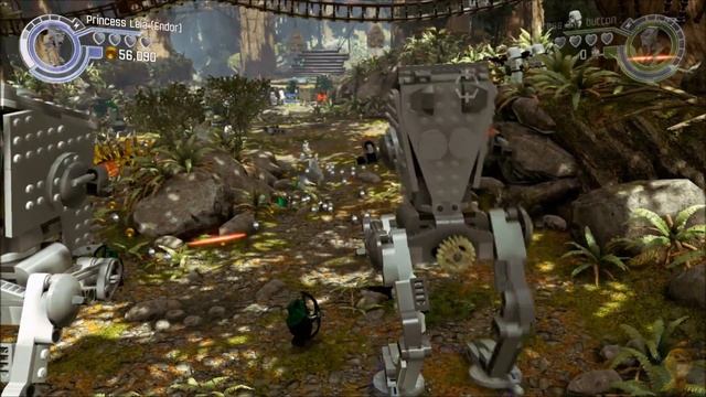 Lego Star Wars The Force Awakens Part 1 - The Battle Of Endor Gameplay Walkthrough смотреть онлайн