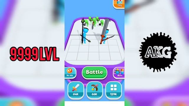Merge Battle 3D MAX LEVEL - Merge Evolution! & 1Lvl Battle 9999Lvl Battle Gameplay смотреть онлайн
