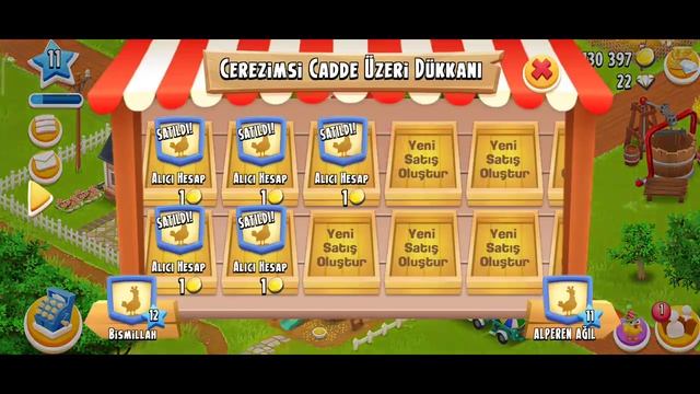 Hayday Açık Yapma / Ürün Çoğaltma / Ürün Kopyalama / Ağıl Kopyalama / PART-2