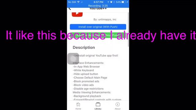 How to get YouTube (Red) free on iOS no pc no jb смотреть онлайн
