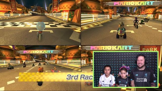 FAMILY RACING BATTLES in Mario Kart 8 Deluxe on Nintendo Switch Part 4 смотреть онлайн