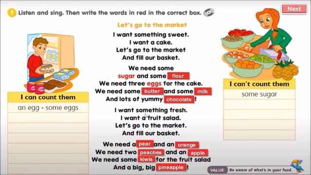 English year 4 - Get Smart Plus 4 Student's book page 49 (Module 5: Eating right) смотреть онлайн