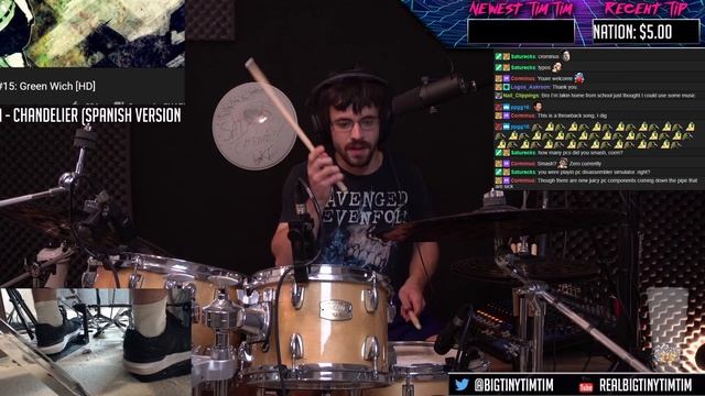 Touhou Drum'n'Bass - #15: Green Wich // Live Drum Cover by RealBigTinyTimTim смотреть онлайн