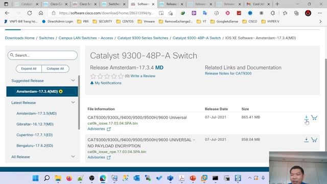 Cách tải firmware Image IOS XE & transfer vào Cisco CAT 9300| Download and transfer Image to Flash смотреть онлайн