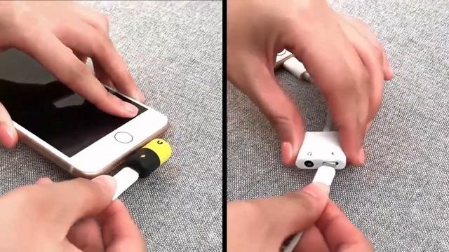 I Adaptor - 2 IN 1 LIGHTENING CHARGING / AUDIO ADAPTER FOR IPHONE смотреть онлайн