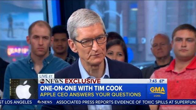 Tim Cook On iPhone X Price: "It's A Value Price" смотреть онлайн
