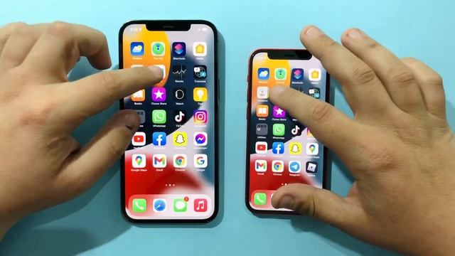 iPhone 12 Mini vs iPhone 12 Pro Max смотреть онлайн
