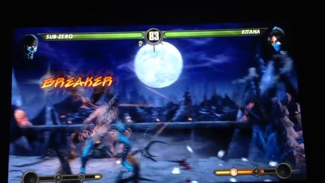 Mortal Kombat Vita UMK3 Sub Zero match + classic fatality смотреть онлайн