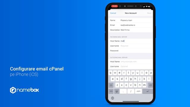 Configurare email pe iPhone (cPanel / IMAP) смотреть онлайн