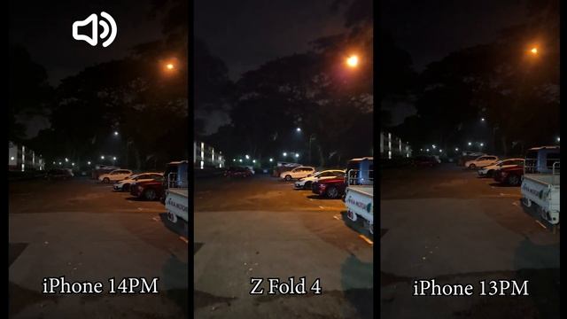 You call this improvement? iPhone 14 Pro Max vs 13PM vs Galaxy Fold4 4K low light video comparison смотреть онлайн
