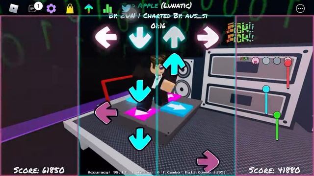 FNF ROBLOX BAD APPLE mobile gameplay #1 смотреть онлайн