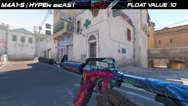 CS2 M4A1-S | Hyper Beast - Skin Showcase All Floats [4K60FPS]