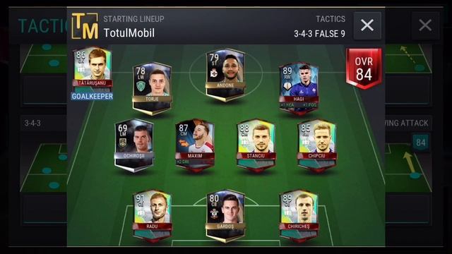ECHIPA ROMANIEI din FIFA MOBILE - 2017 - GAMEPLAY - iOS/Android смотреть онлайн