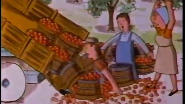 Curious George Goes Apple Picking (old cartoon 80's) смотреть онлайн