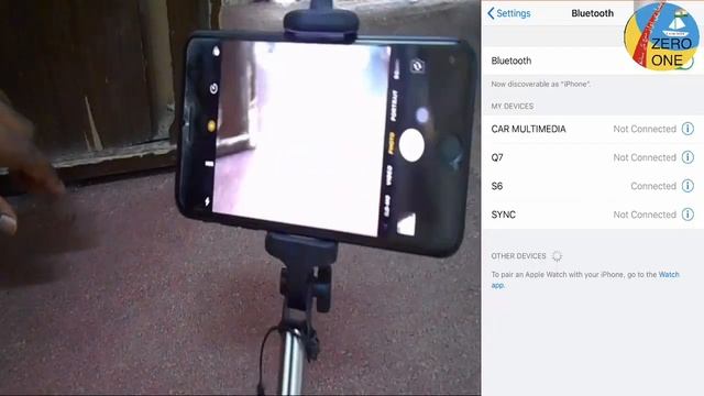 How to use selfie stick with iPhone 7plus no 3.5mm jack смотреть онлайн