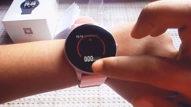 Unboxing KW19 Smartwatch | Rundoing Smart Bracelet Smart Watch ( pink ) смотреть онлайн