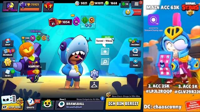🌱🌱 BRAWL STARS LIVE LATE NIGHT 1500 ABOS? 🌱🌱 смотреть онлайн