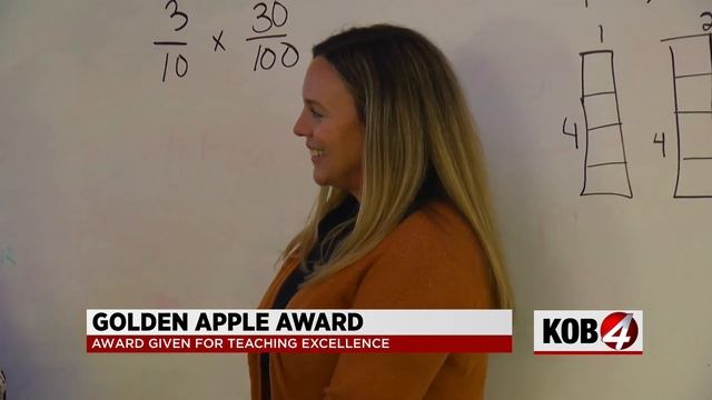 Albuquerque teacher receives Golden Apple award смотреть онлайн