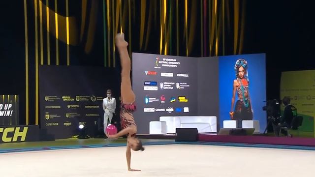 Yeva Meleshchuk Ball AA 24,850 - European Championships Kyiv 2020 смотреть онлайн