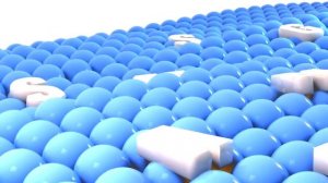 Samsung Logo Balls In Orange Effect