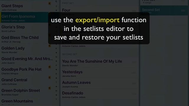 Calypso Tutorial - Setlists смотреть онлайн