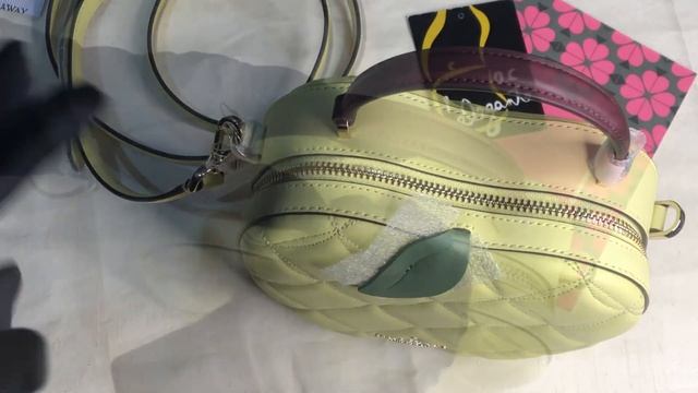 Kate Spade Honey crisp apple crossbody Green multi + what fits + modshots смотреть онлайн