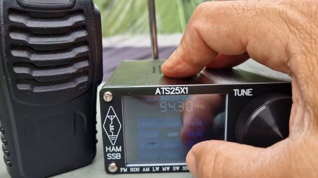 ATS25X1 HF Receiver - In Garden