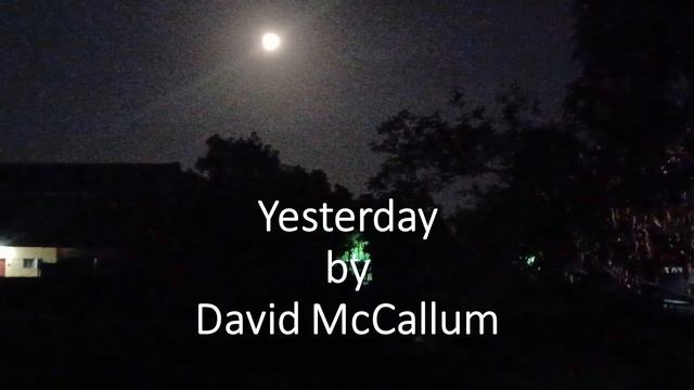David McCallum - Yesterday смотреть онлайн