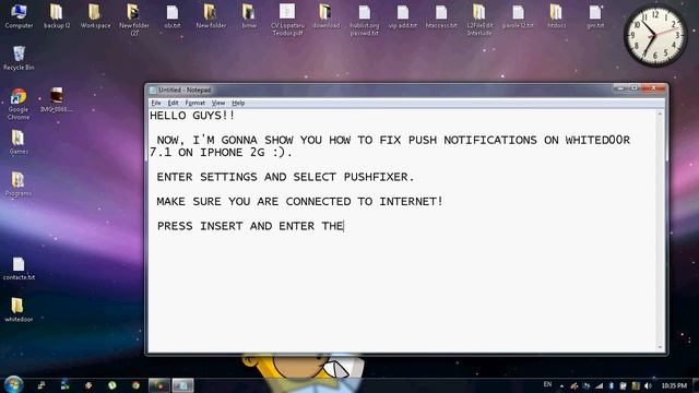 Cracking PushFixer on Whited00r 7.1 (iphone 2g) смотреть онлайн