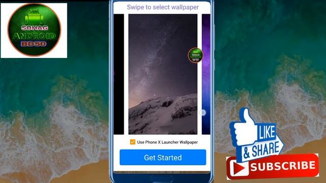 iPhone X launcher Bangla tips. смотреть онлайн