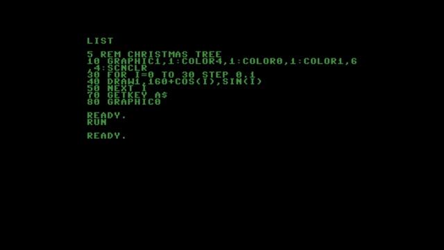 How To Program A Christmas Tree in BASIC | Commodore Plus/4, 64, 128 | Codereview смотреть онлайн