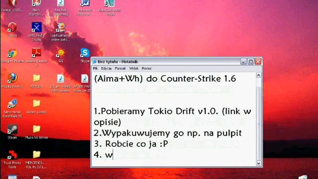 AIM+WH (Tokio Drift) Cs 1.6 + Download Działa 100 %