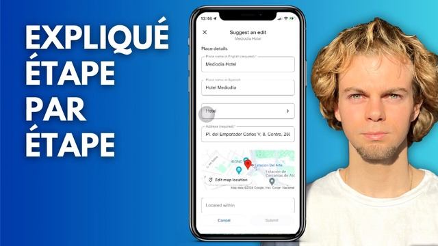 Comment changer le nom d'un emplacement dans Google Maps смотреть онлайн
