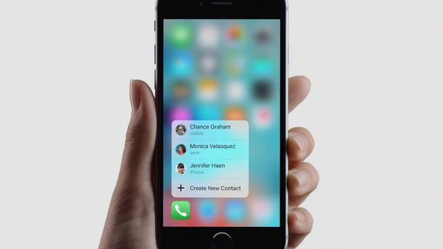 iPhone 6s. 3D Touch. Peek и Pop. смотреть онлайн
