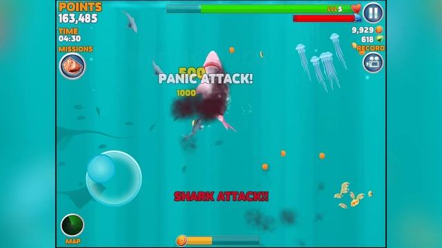JAWS is back with gadgets | Hungry Shark Evolution (iOS/Android) part 1 смотреть онлайн