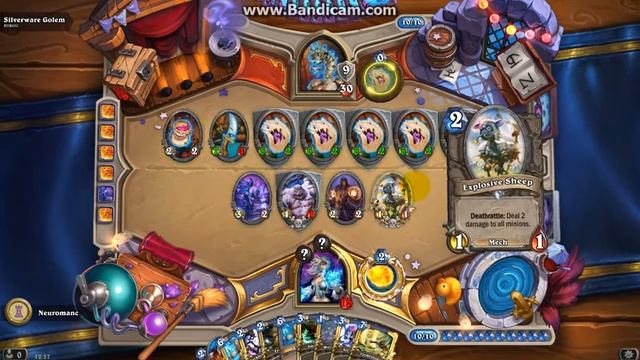 Hearthstone One Night in Kharazam Silverware Golem Heroic Mode смотреть онлайн