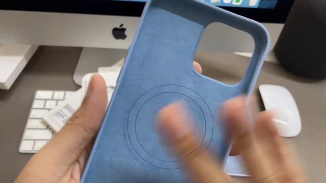 Trên tay ốp Silicone MagSafe Blue Fog iPhone 13 Pro Max смотреть онлайн
