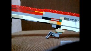 как собрать лего автомат стреляюший резинками!!